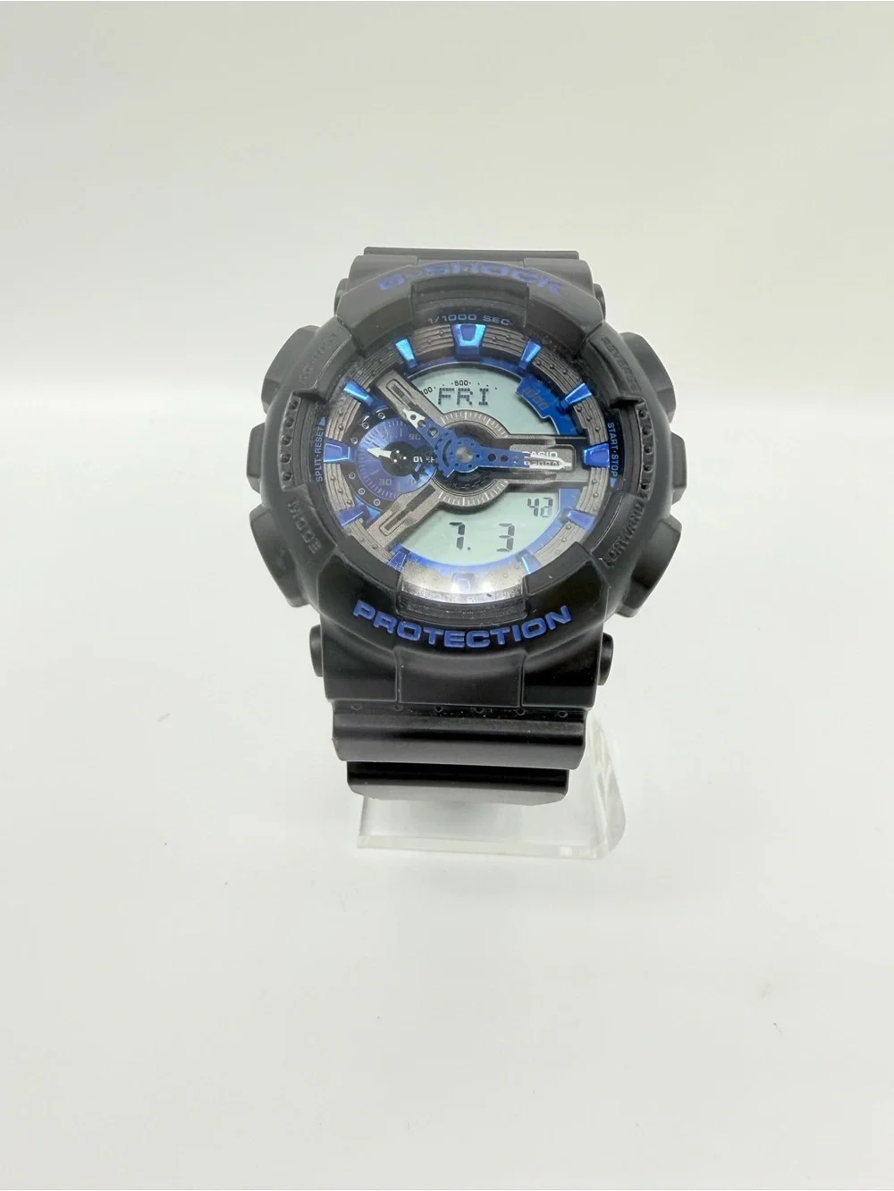 Casio G-Shock GA-110CB-1A Black Blue Ana-Digi Watch 5146 200M Working